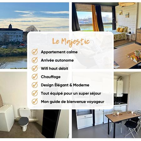 Majestic - Wifi - Parking - Vue Apartman Dax Kültér fotó