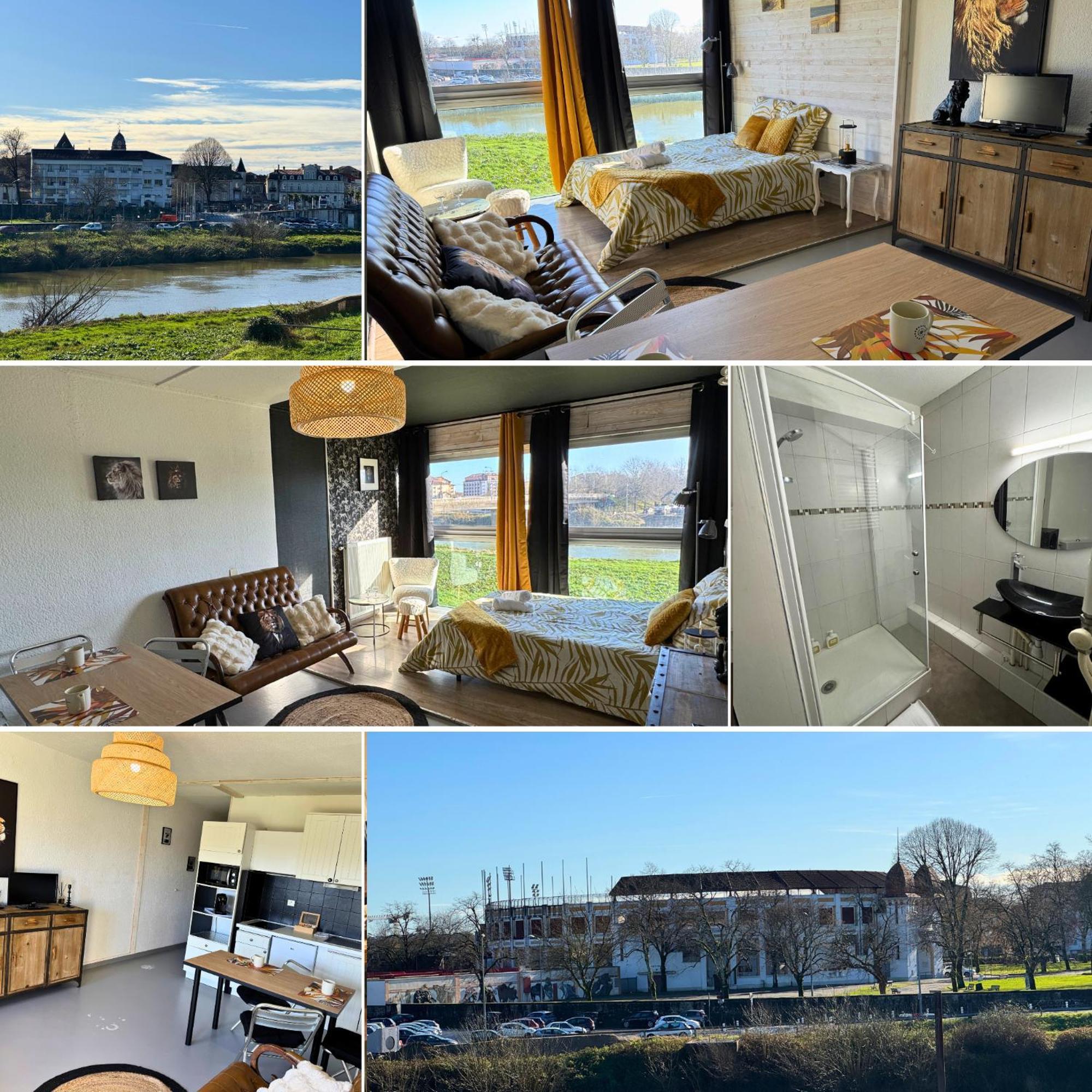 Majestic - Wifi - Parking - Vue Apartman Dax Kültér fotó